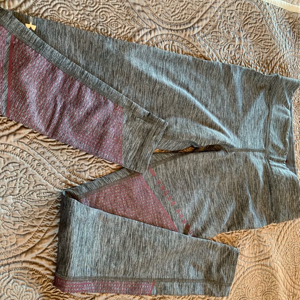 Under Armor 7/8 Tights in Charcoal size S